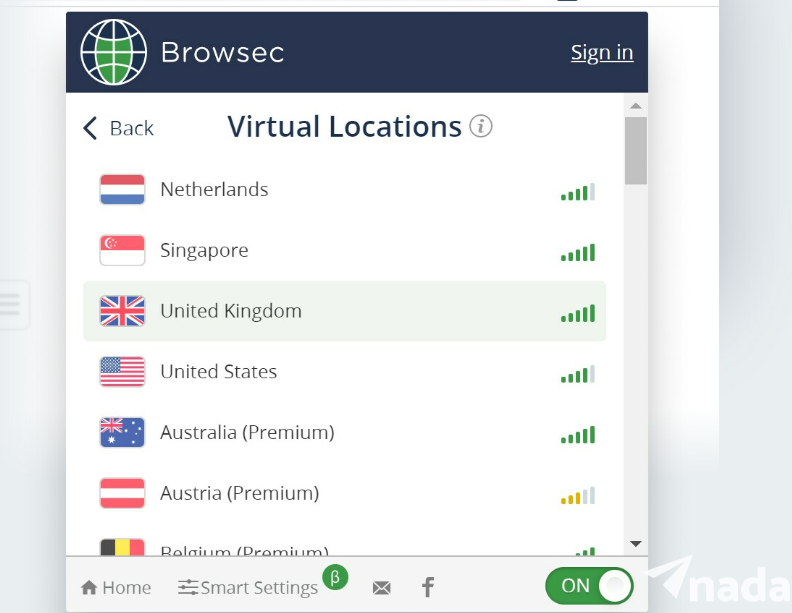 browsec for chrome